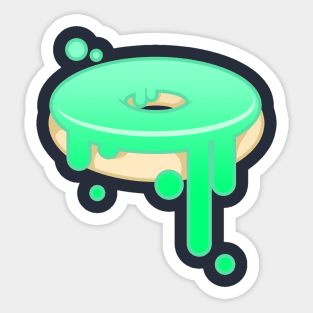 Toxic Doughnut Sticker